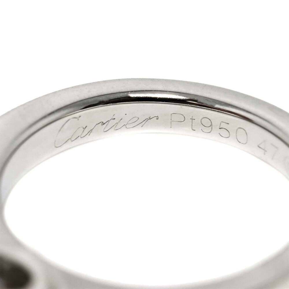 CARTIER Silver Diamond Ring - Picture 3 of 10